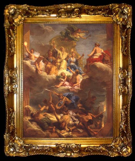 framed  Jean-Baptiste Jouvenet The Triumph of Justice, ta009-2
